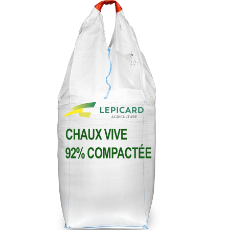 Chaux vive 92% compact&eacute;e