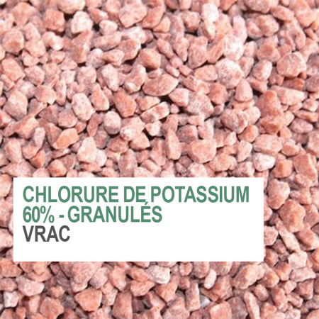 Chlorure de potassium 60% granul&eacute;s (Vrac)