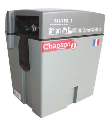 &Eacute;lectrificateur de cl&ocirc;ture portable  &agrave; alimentation par pile 9 V et accumulateur 12 V