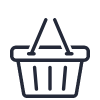 Ic�ne du panier de shopping