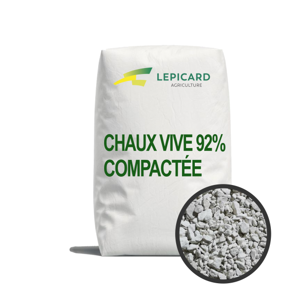 Chaux vive 92% compact�e