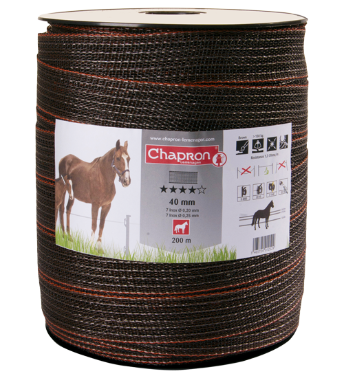 Ruban marron qualit� Sup�rieur 40 mm